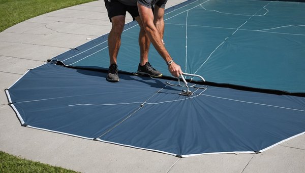 Les étapes pour réparer une bâche de piscine abimée