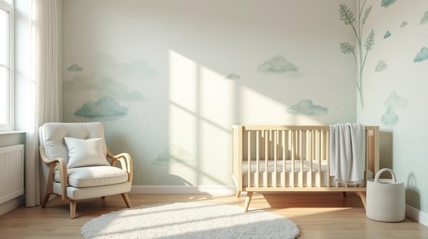 Créer un univers doux et enchanteur avec le papier peint dans la chambre bébé